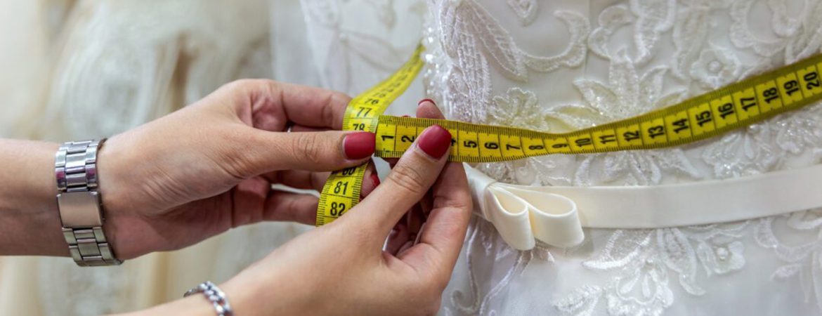 White Bridal Dress Measurement